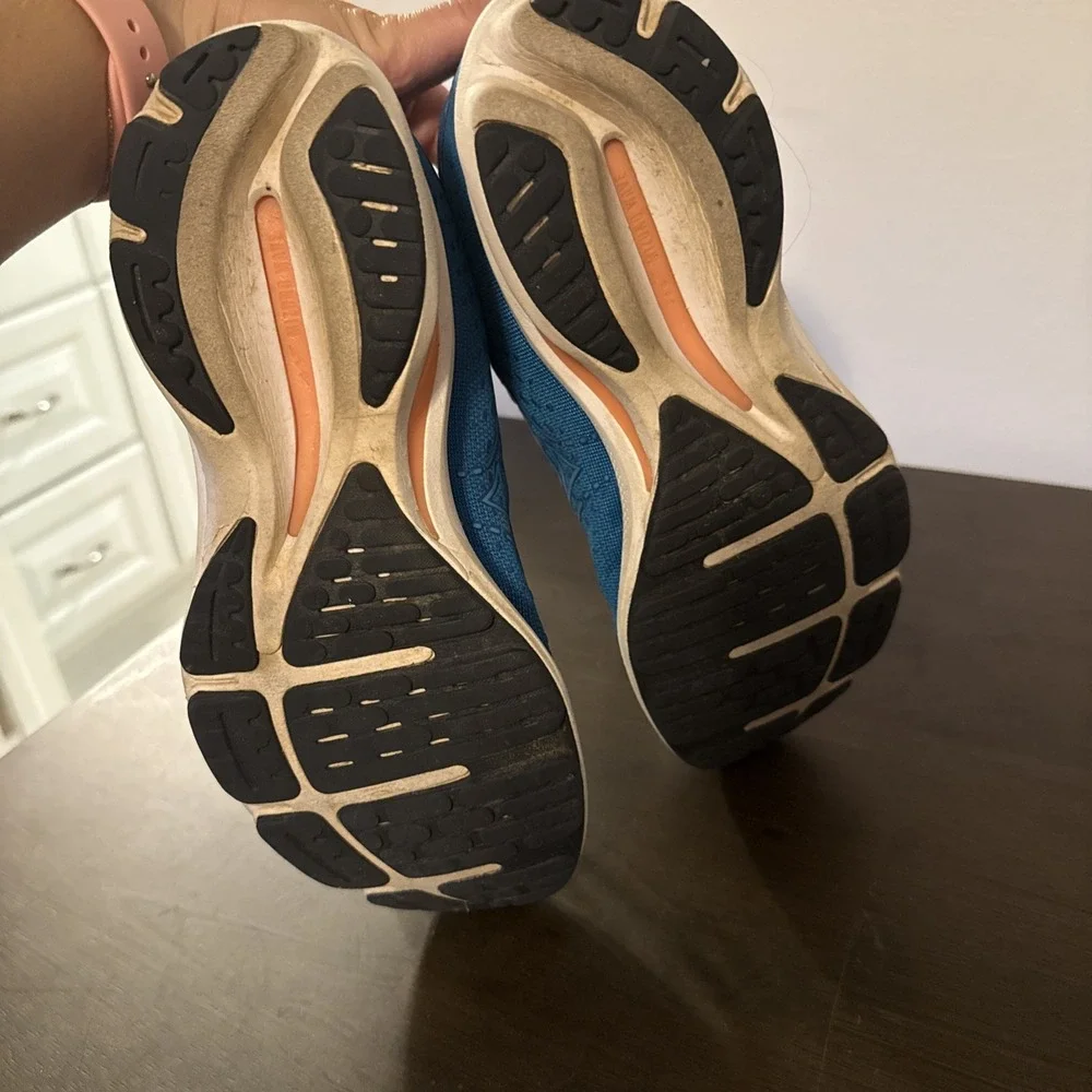 Mizuno Wave Rider 25 Womens Size 9.5 Blue White‎ Athletic Running Shoes Sneakers